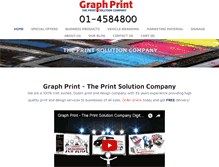 Tablet Screenshot of graphprint.ie